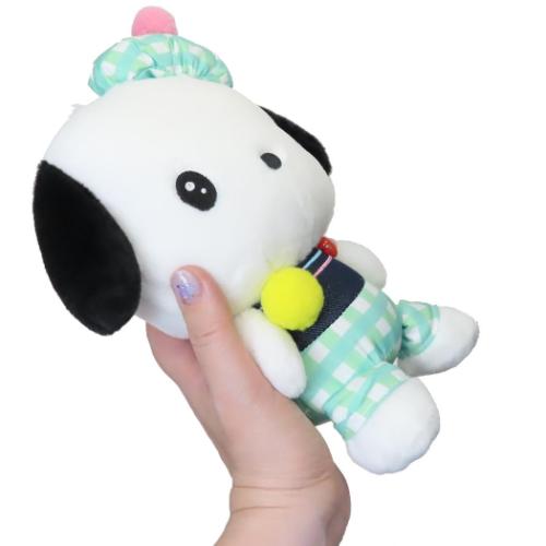 ポチャッコ ぬいぐるみ プラッシュドールS ギンガムデニム サンリオ キャラクター グッズ