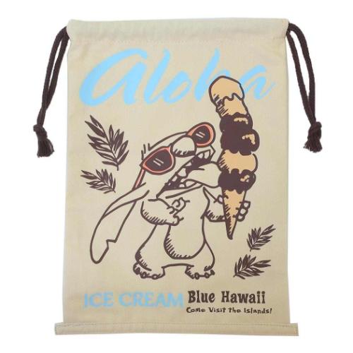 リロ＆スティッチ きんちゃくポーチ 巾着 アイスクリーム ディズニー キャラクター グッズ メール便可