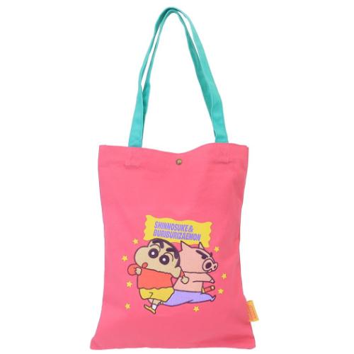 クレヨンしんちゃん 手提げかばん 刺繍トートバッグ しんのすけ&ぶりぶりざえもん アニメキャラクター グッズ メール便可