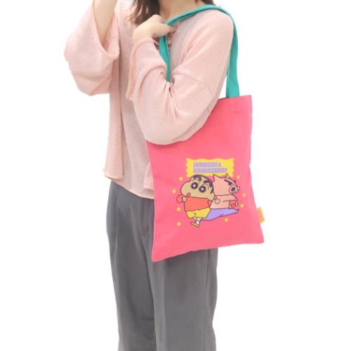 クレヨンしんちゃん 手提げかばん 刺繍トートバッグ しんのすけ&ぶりぶりざえもん アニメキャラクター グッズ メール便可