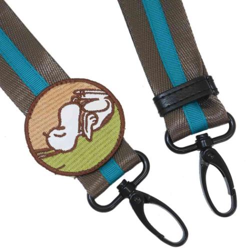 スヌーピー ショルダー紐 IP.WR.Strap.Peanuts-0G ショルダーストラップ Charcoal ピーナッツ キャラクター グッズ メール便可