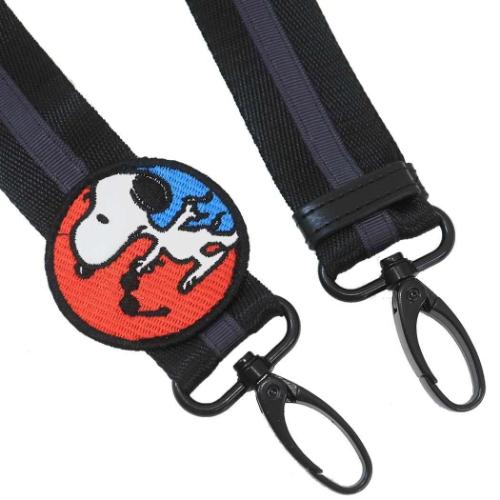 スヌーピー ショルダー紐 IP.WR.Strap.Peanuts-0G ショルダーストラップ Black ピーナッツ キャラクター グッズ メール便可