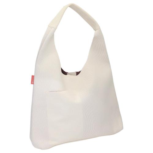 ハローキティ トートバッグ IP.ラウンド.ニット. ニット調編みワンハンドルショルダー Ivory サンリオ キャラクター グッズ