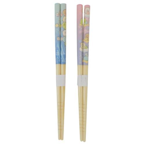 すみっコぐらし ジュニア用おはし ペア竹箸 18cm 星空さんぽ サンエックス キャラクター グッズ メール便可