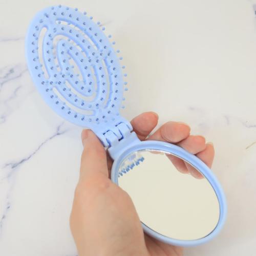 スヌーピー ヘアブラシ ミラー付きドライブラシ おやすみ ピーナッツ キャラクター グッズ