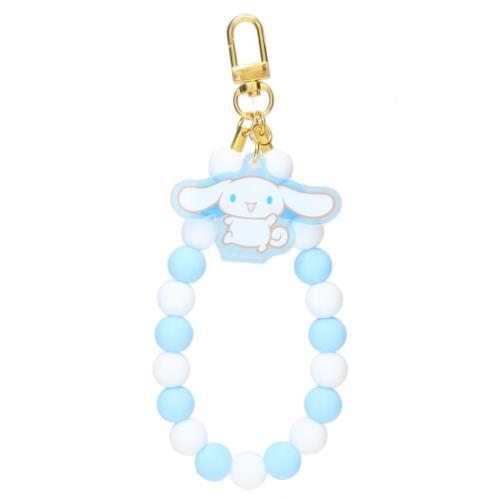 シナモロール スマホアクセ ラバービーズストラップ サンリオ キャラクター グッズ メール便可