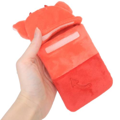 トム＆ジェリー キーリング ぬいぐるみフォトキーホルダー 悪魔トム ワーナーブラザース キャラクター グッズ メール便可