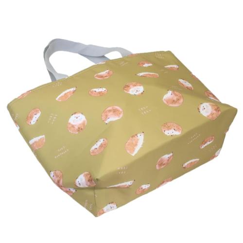 保冷トートバッグ ファスナー付きクーラートート ハリネズミ レジャーバッグ グッズ