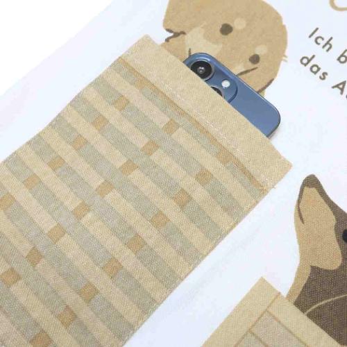 トートバッグ 前ポケットトートバッグ カールフレンズ かわいい グッズ メール便可