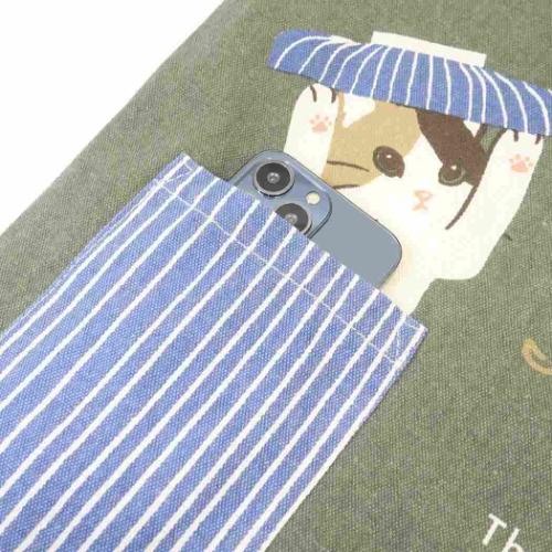 トートバッグ 前ポケットトートバッグ くるみ かわいい グッズ メール便可