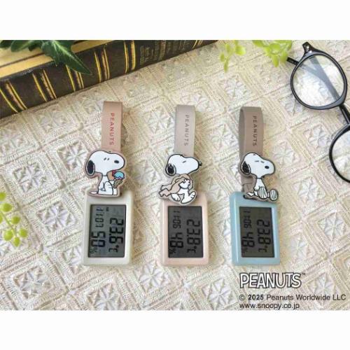 スヌーピー デジタル時計 温湿度ウォッチ BE ピーナッツ キャラクター グッズ メール便可