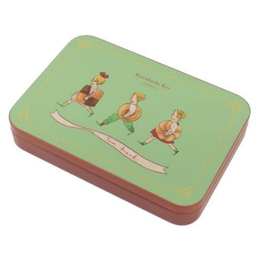 くらはしれい POSTCARD 缶入りポストカード GR おしゃれ レトロ ガーリー グッズ