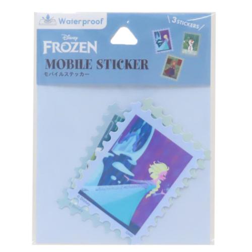 アナと雪の女王 ダイカットシール モバイルステッカー ディズニー キャラクター グッズ メール便可