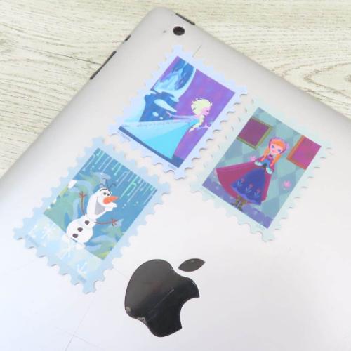 アナと雪の女王 ダイカットシール モバイルステッカー ディズニー キャラクター グッズ メール便可