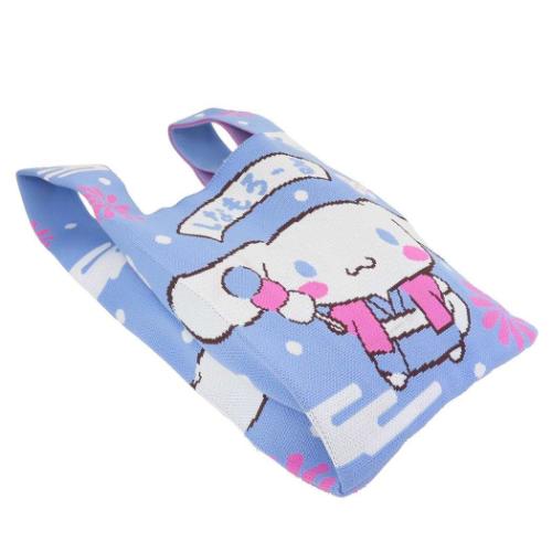 シナモロール トートバッグ ジャガード織トートバッグ 和柄 サンリオ キャラクター グッズ メール便可