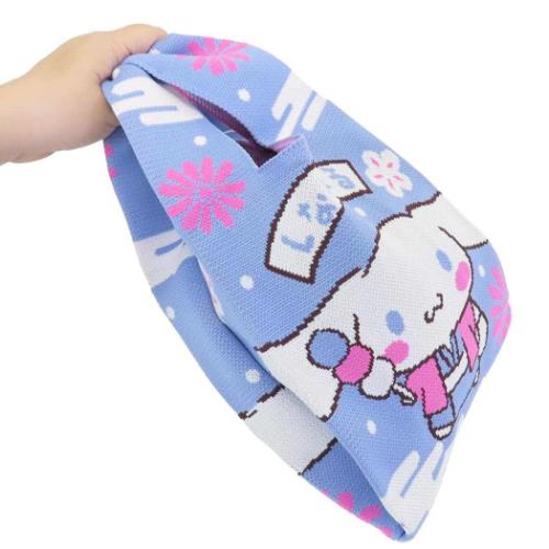 シナモロール ミニバッグ ジャガード織ミニトートバッグ 和柄 サンリオ キャラクター グッズ メール便可