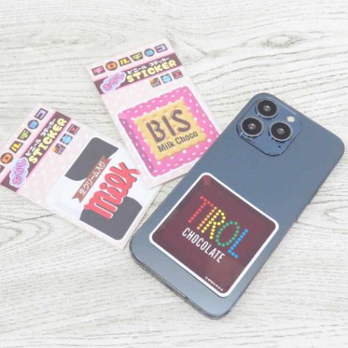 チロルチョコ ダイカットシール ステッカー コーヒーヌガー お菓子パッケージ キャラクター グッズ メール便可