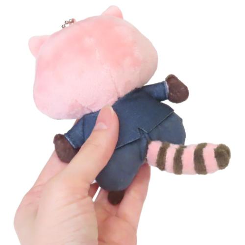 あらいぐまカルカル団 マスコット ボールチェーンマスコット アカカル キャラクター グッズ