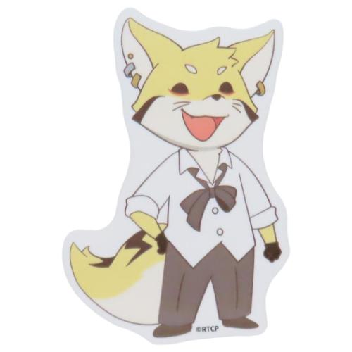 あらいぐまカルカル団 ダイカットシール ステッカー コミカル キャラクター グッズ メール便可