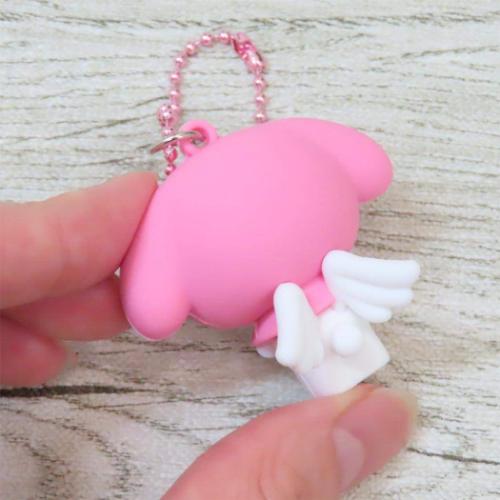 マイメロディ キーホルダー PVCマスコット エンジェルシリーズ ピンク サンリオ キャラクター グッズ メール便可