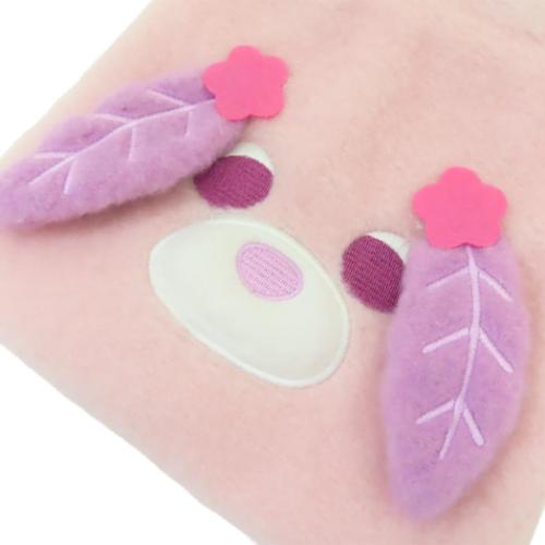 お茶犬 巾着袋 フェイス巾着 きんちゃくポーチ ふわふわシリーズ ハナ キャラクター グッズ メール便可