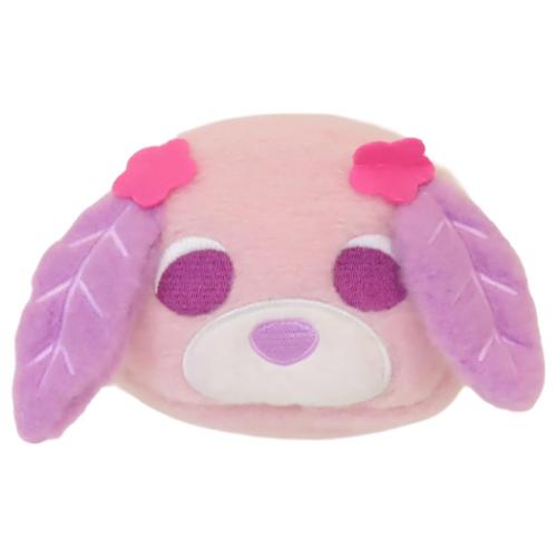 お茶犬 コスメポーチ フェイスポーチ ふわふわシリーズ ハナ キャラクター グッズ