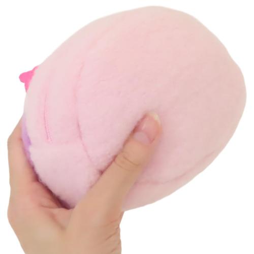 お茶犬 コスメポーチ フェイスポーチ ふわふわシリーズ ハナ キャラクター グッズ