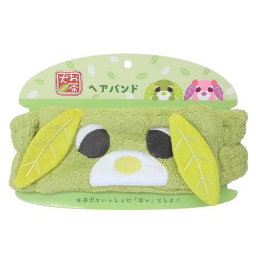 お茶犬 ヘアアクセ ヘアバンド リョク キャラクター グッズ メール便可
