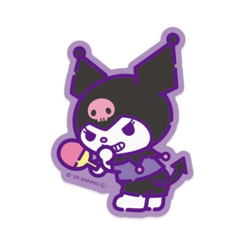 クロミ ダイカットシール ステッカー 部活シリーズ 卓球部 サンリオ キャラクター グッズ メール便可