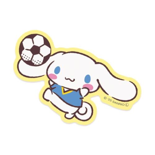 シナモロール ダイカットシール ステッカー 部活シリーズ サッカー部 サンリオ キャラクター グッズ メール便可