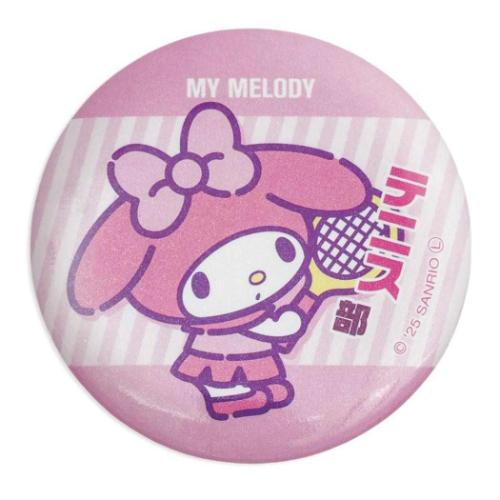 マイメロディ 缶バッジ カンバッジ 部活シリーズ テニス部 サンリオ キャラクター グッズ メール便可