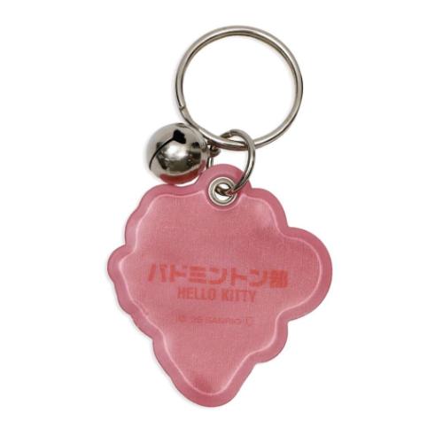 ハローキティ キーリング 自転車キーホルダー 部活シリーズ バドミントン部 サンリオ キャラクター グッズ メール便可