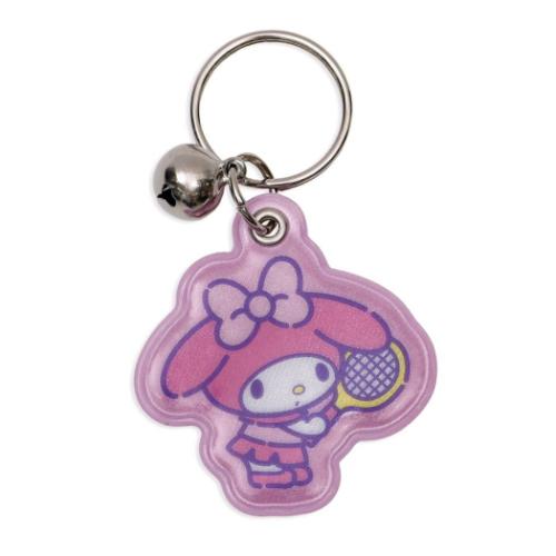 マイメロディ キーリング 自転車キーホルダー 部活シリーズ テニス部 サンリオ キャラクター グッズ メール便可