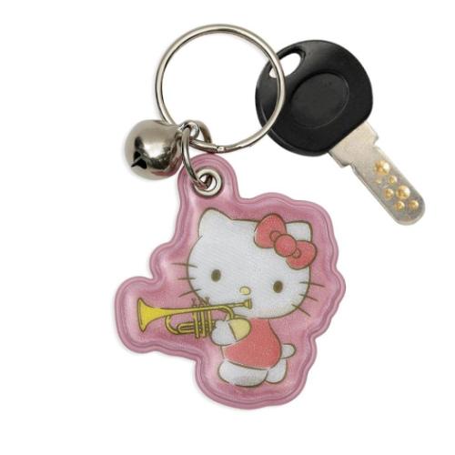 ハローキティ キーリング 自転車キーホルダー 部活シリーズ 吹奏楽部 サンリオ キャラクター グッズ メール便可