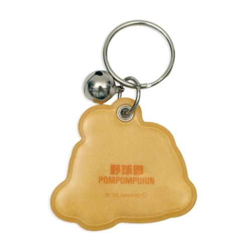 ポムポムプリン キーリング 自転車キーホルダー 部活シリーズ 野球部 サンリオ キャラクター グッズ メール便可