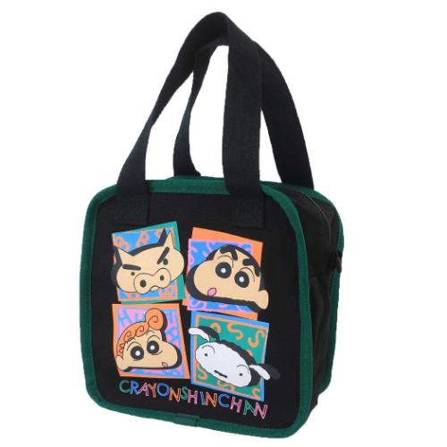 クレヨンしんちゃん クーラーバッグ ボックス保冷保温バッグ BK アニメキャラクター グッズ