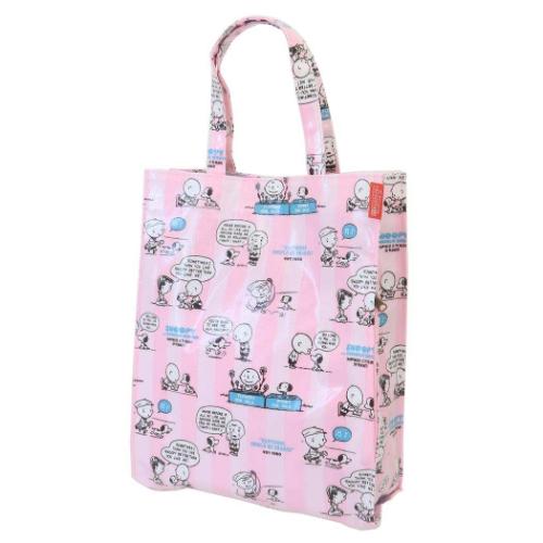 スヌーピー トートバッグ IP A4 Lami Peanuts-0L ラミネート生地A4トート 50th ピーナッツ キャラクター グッズ