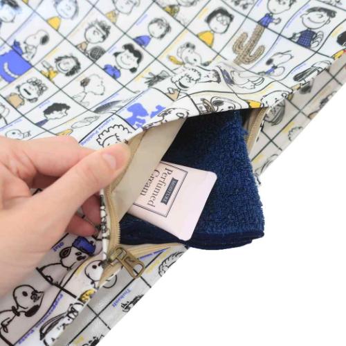 スヌーピー トートバッグ IP A4 Lami Peanuts-0L ラミネート生地A4トート 75th BLOCK ピーナッツ キャラクター グッズ