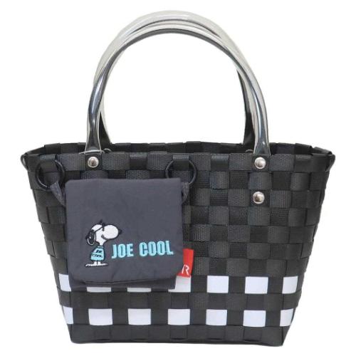 スヌーピー ハンドバッグ IP BR Basket Peanuts-0I バスケット生地小物入れ JOE COOL ピーナッツ キャラクター グッズ