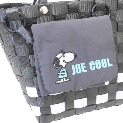 スヌーピー ハンドバッグ IP BR Basket Peanuts-0I バスケット生地小物入れ JOE COOL ピーナッツ キャラクター グッズ