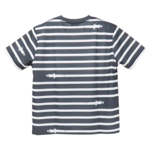 ムーミン Tシャツ ドライメッシュTシャツ ニョロニョロ BKxWH 北欧 キャラクター グッズ メール便可
