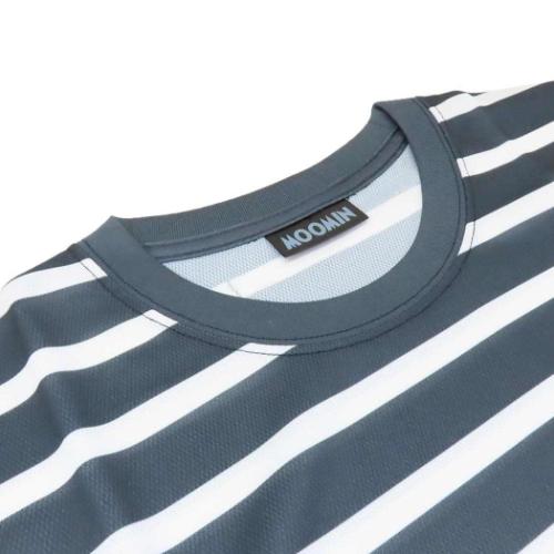 ムーミン Tシャツ ドライメッシュTシャツ ニョロニョロ BKxWH 北欧 キャラクター グッズ メール便可