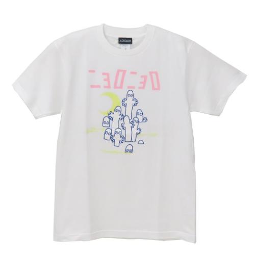 ムーミン Tシャツ T-SHIRTS ニョロニョロ WH Mサイズ 北欧 キャラクター グッズ メール便可