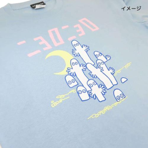 ムーミン Tシャツ T-SHIRTS ニョロニョロ WH Mサイズ 北欧 キャラクター グッズ メール便可