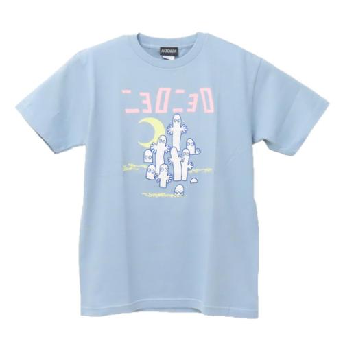 ムーミン Tシャツ T-SHIRTS ニョロニョロ BL Mサイズ 北欧 キャラクター グッズ メール便可