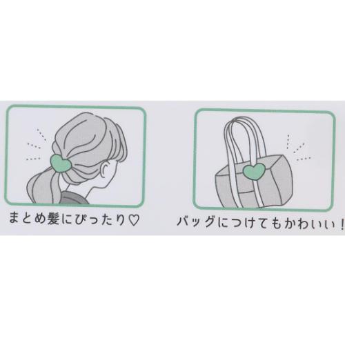 パンパンくんの日常 ヘアアクセ マスコット付ヘアゴム パンパンくん キャラクター グッズ メール便可