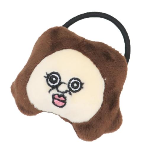 パンパンくんの日常 ヘアアクセ マスコット付ヘアゴム オクジ キャラクター グッズ メール便可