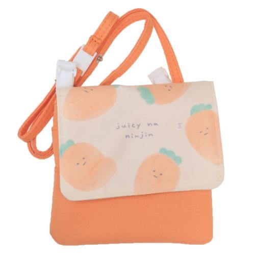 ジューシーなにんじんとなかまたち 移動ポケット どこでもポッケ にんじん キャラクター グッズ メール便可
