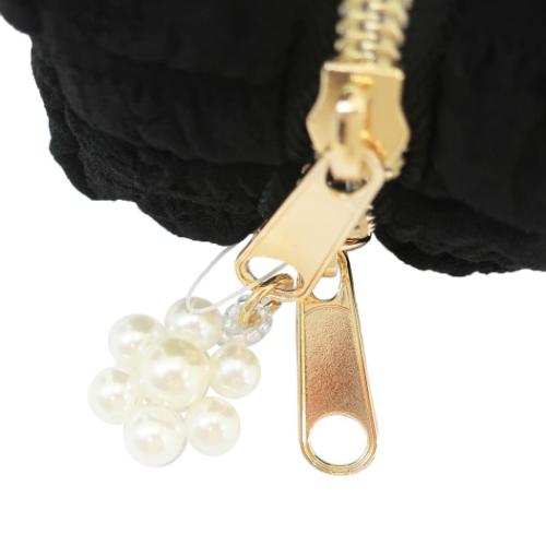 ペンケース 2ルームペンケース ポップコーン ブラック かわいい グッズ