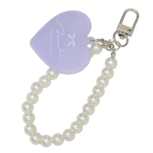 キーリング ハートミラー かわいい グッズ メール便可